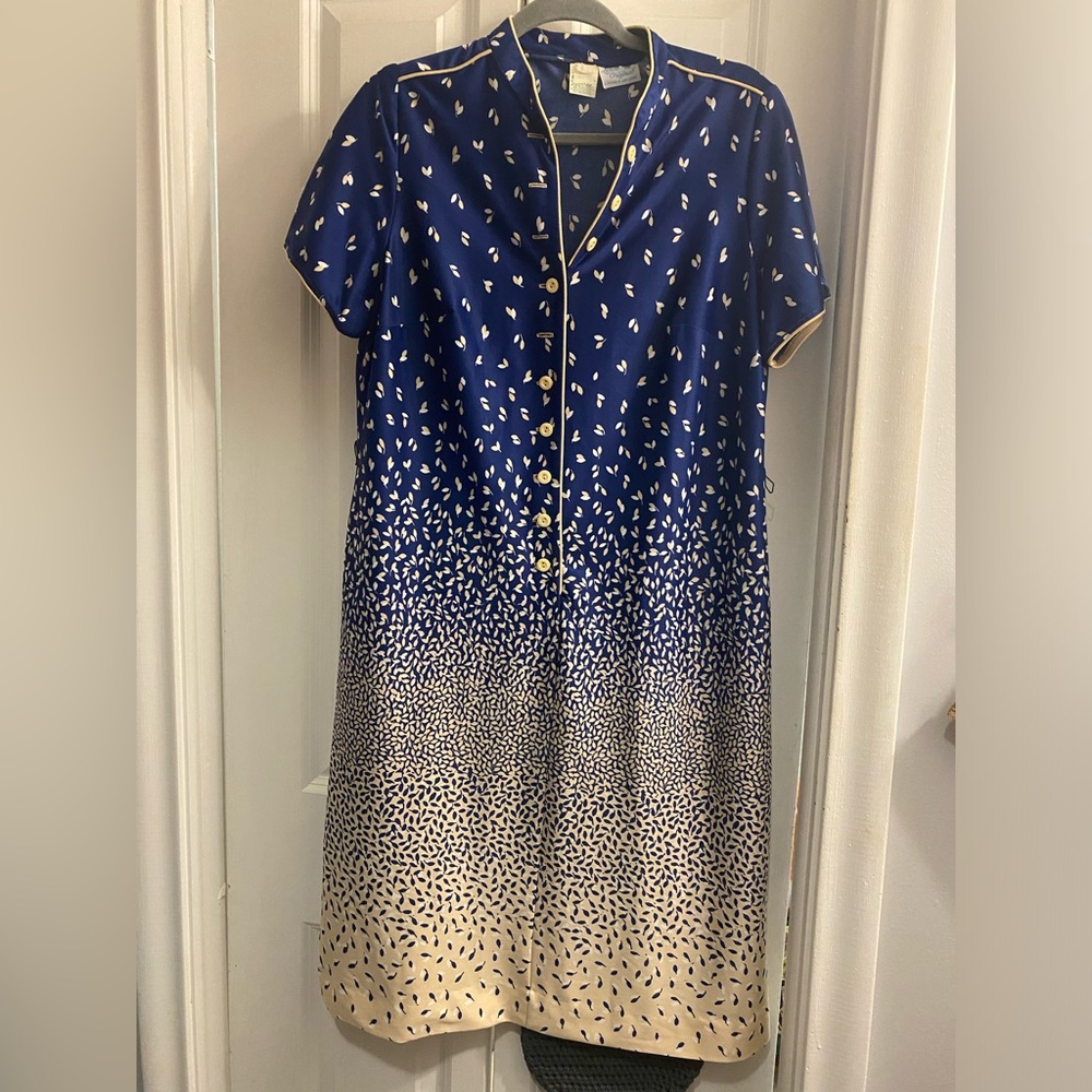 Vintage Lorac Original Floral Midi Dress